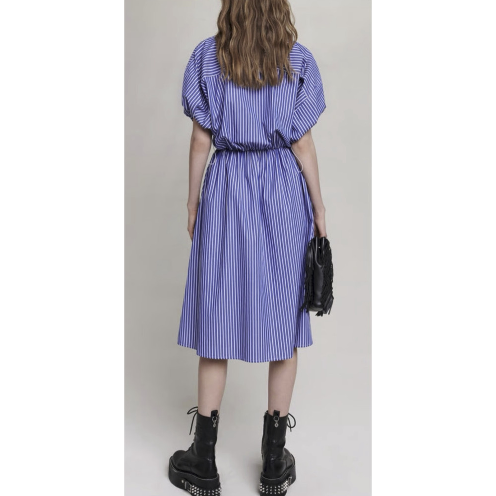 Maje Women Relisa Dress Blue Size 38 (M-6US) - Picture 4 of 4